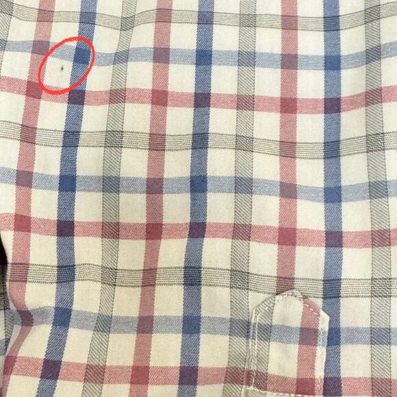 Johnnie-O Prep-Formance Plaid Button Down Shirt Lightweight Boys 16 - Picture 6 of 12